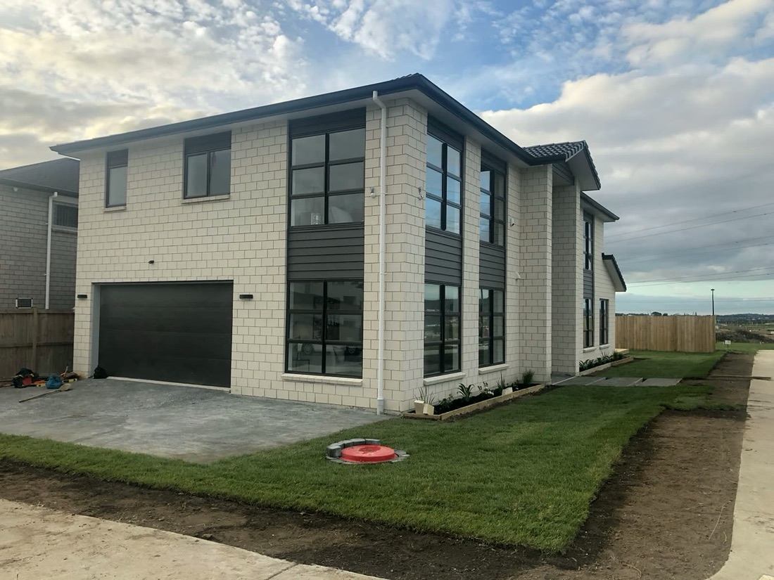 Residential lawn, driveway and garden edge landscaping