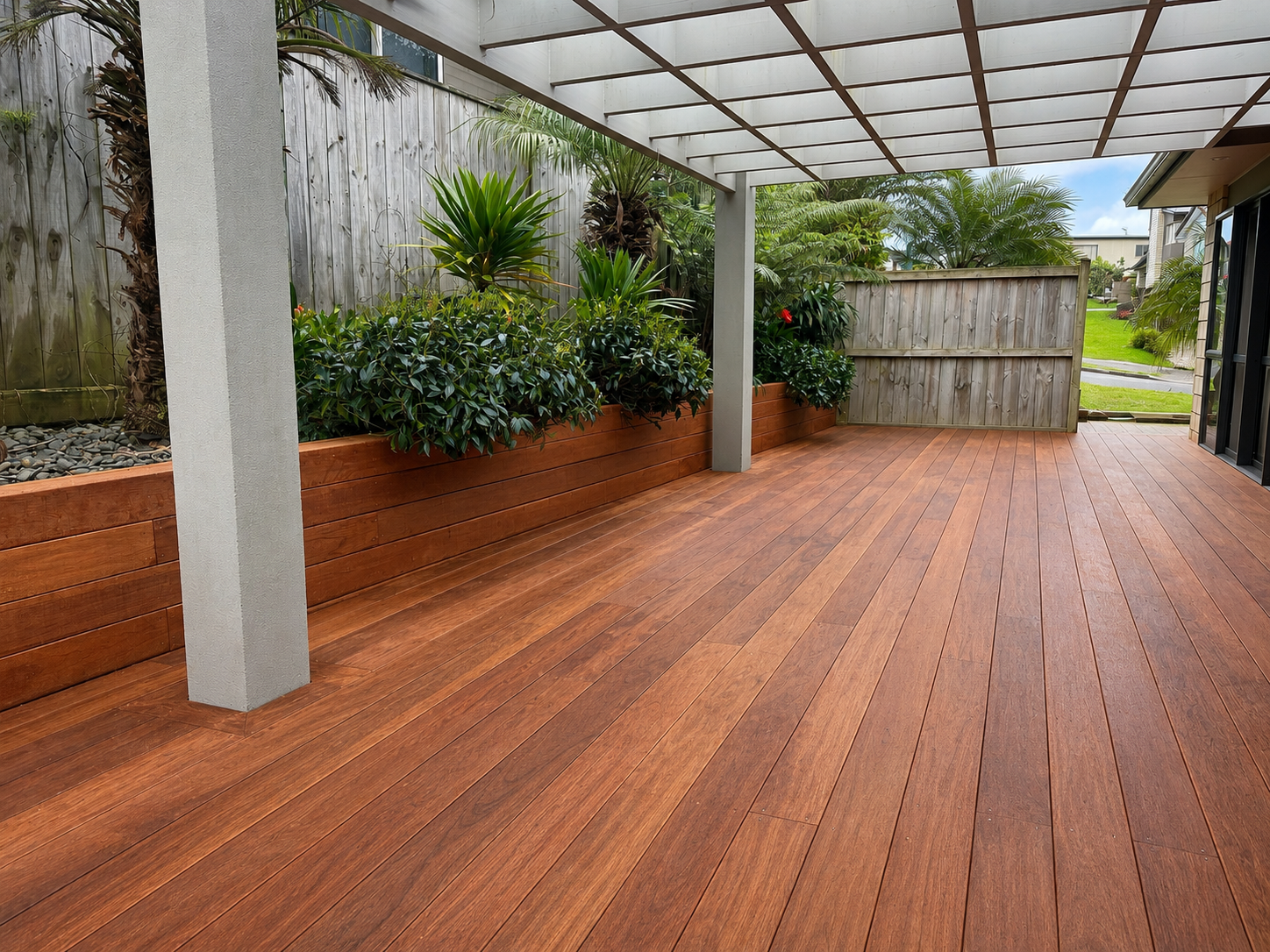 Composite deck material